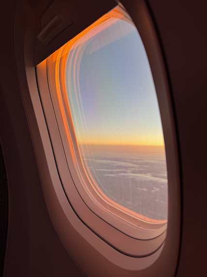 Turning left when boarding